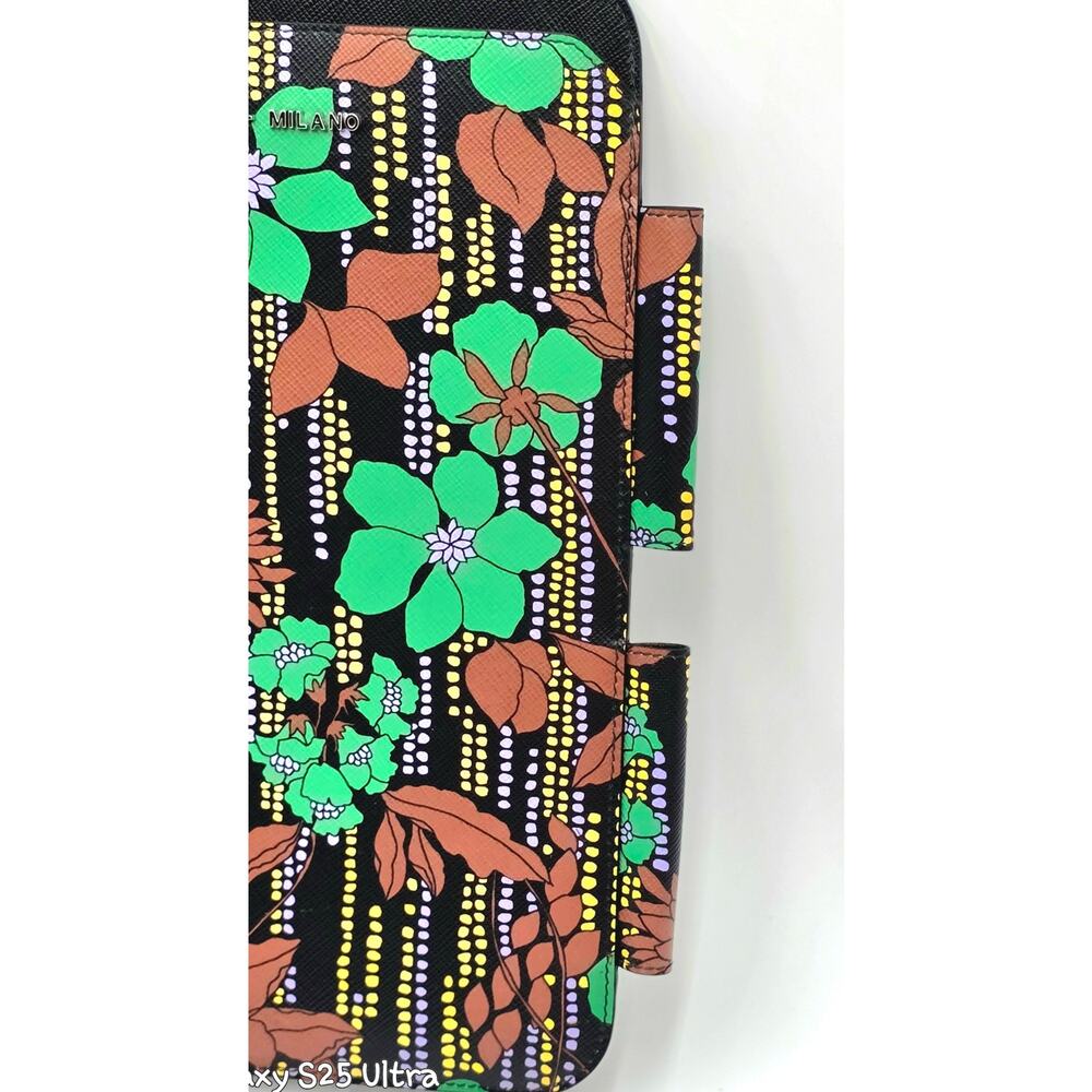 Prada Saffiano Leather Flower Print iPad Tablet Case NEW in Box - Picture 11 of 12
